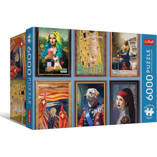 Puzzle Trefl Coleção de Arte Divertida 6000 Peças