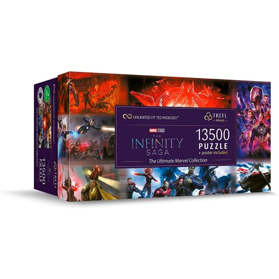 Puzzle Trefl Coleção Marvel Saga do Infinito de 13500 Pçs
