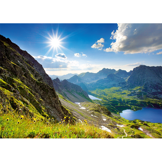 Puzzle Trefl Hill nos Tatras de 2000 Peças