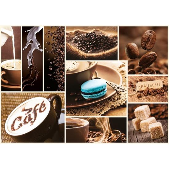 Puzzle de colagem de café Trefl 1000 peças Puzzle de colagem de café Trefl 1000 peças