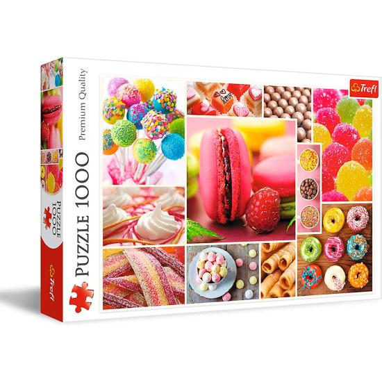 Puzzle Trefl Colagem de Doces de 1000 peças