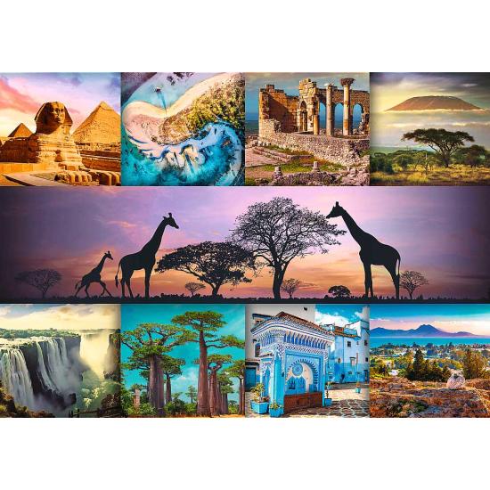 Puzzle Trefl Colagem de África de 1000 Peças Puzzle Trefl Colagem de África de 1000 Peças