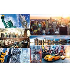 Trefl Puzzle Colagem de Imagens de Nova York 4000 Peças