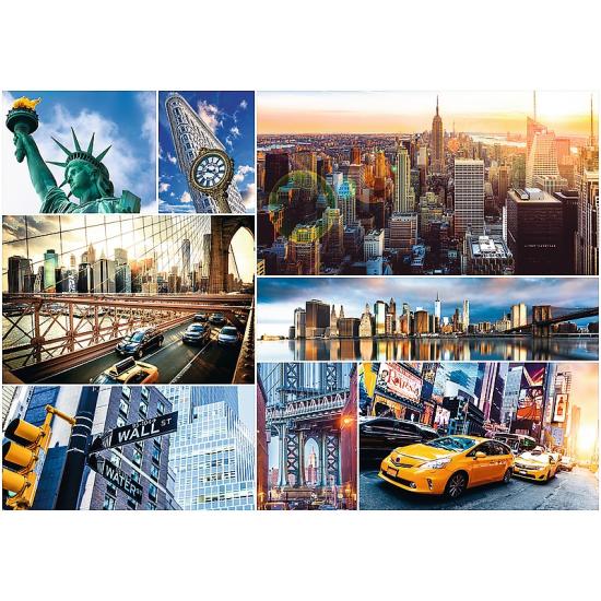 Trefl Puzzle Colagem de Imagens de Nova York 4000 Peças Trefl Puzzle Colagem de Imagens de Nova York 4000 Peças