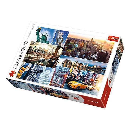 Trefl Puzzle Colagem de Imagens de Nova York 4000 Peças Trefl Puzzle Colagem de Imagens de Nova York 4000 Peças