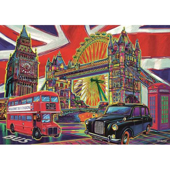 Puzzle Trefl Cores de Londres 1.000 peças
