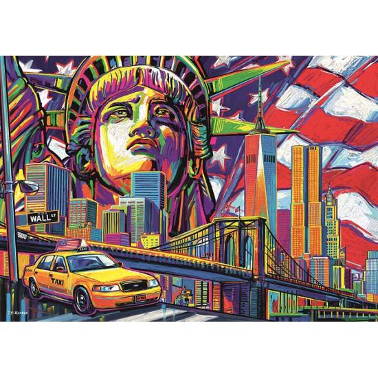 Puzzle Trefl Cores de Nova York 1.000 peças