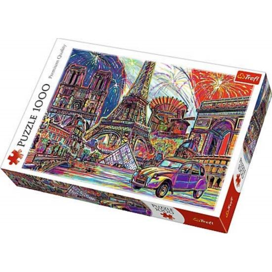 Puzzle Trefl Cores de Paris 1000 peças
