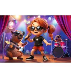 Puzzle Trefl Connect Sue XXL de 70 Peças