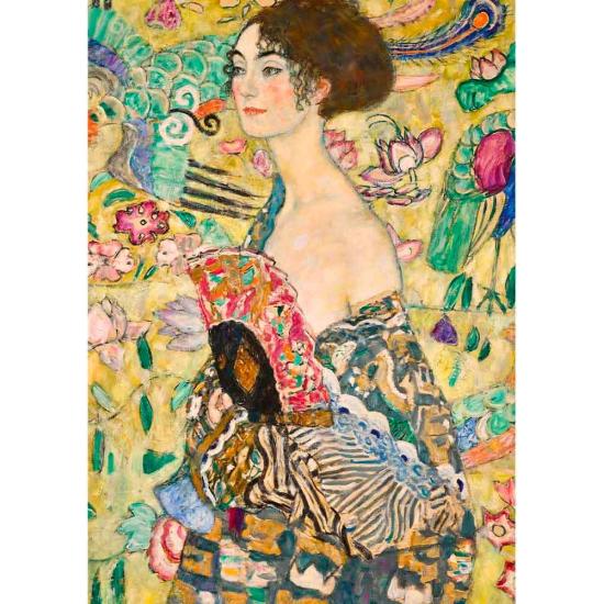 Puzzle Trefl Senhora com um leque 1000 Peça