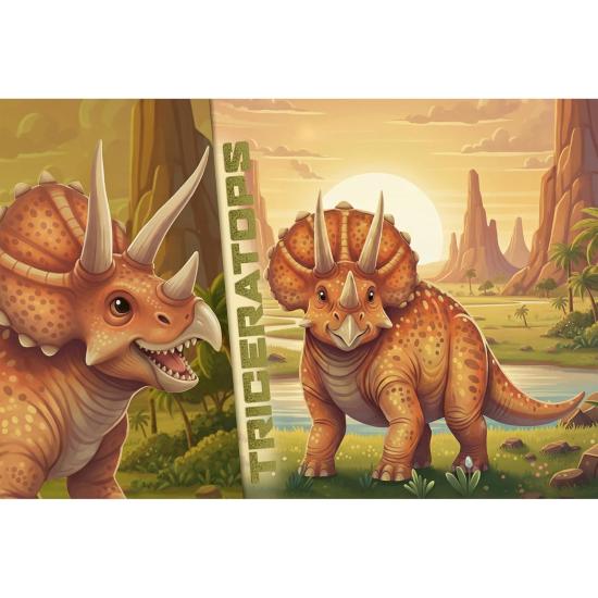 Puzzle Trefl Dino Triceratops XXL de 100 Peças