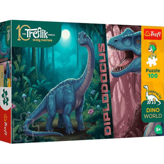 Puzzle Trefl Diplodoco XXL de 100 Peças