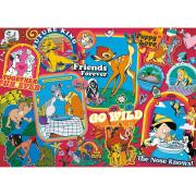 Puzzle Trefl Disney: Ao longo dos anos de 500 Peças