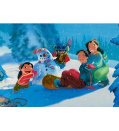 Puzzle Trefl Disney Stitch de Inverno 1000 Peças