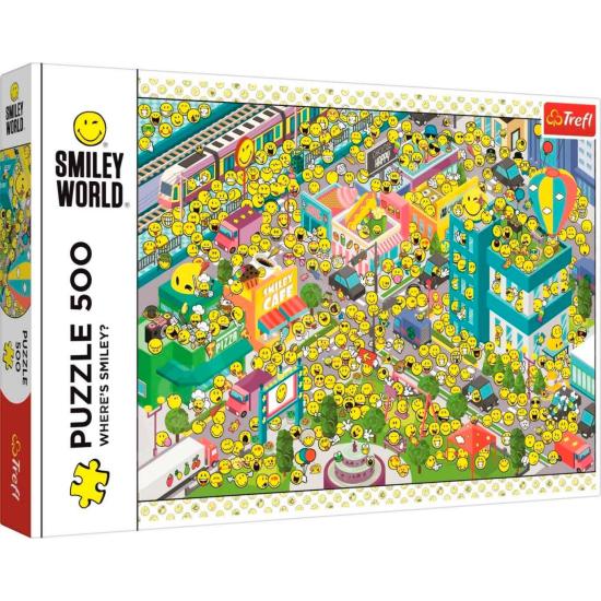 Puzzle Trefl Onde Está Smiley de 500 Peças