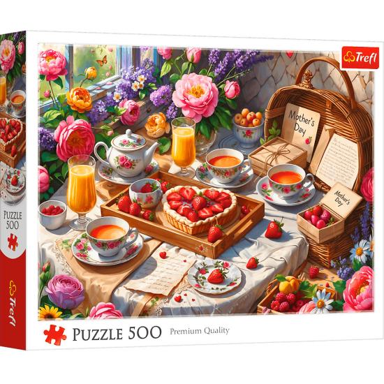 Puzzle Trefl Doces Para O Dia Das Mães 500 Peças