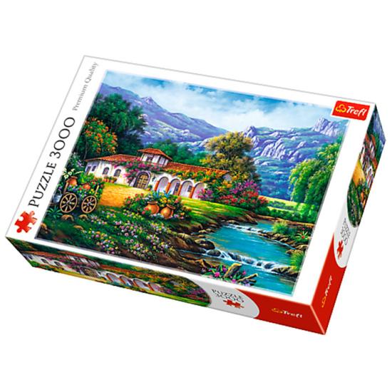 Trefl Puzzle The Hacienda Stream 3000 Peças