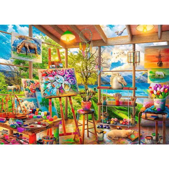 Puzzle Trefl A Arte da Pintura 2x500 Peças