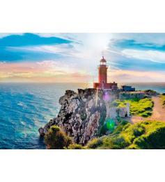 Puzzle Trefl  O Farol de Melagavi, Grécia de 1000 Peças
