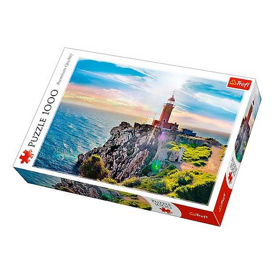 Puzzle Trefl  O Farol de Melagavi, Grécia de 1000 Peças