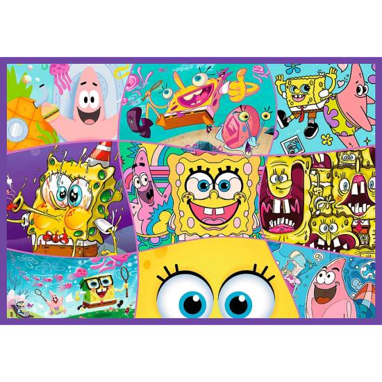 Puzzle Trefl O Mundo Maluco Do Bob Esponja XXL de 4x250 Peças