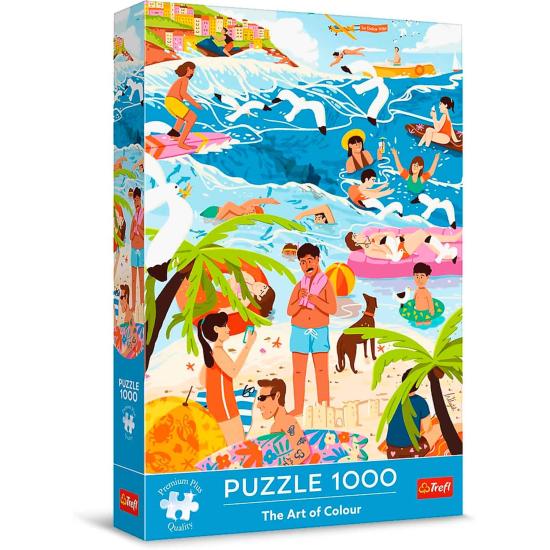 Puzzle Trefl No Calor da época de Férias 1000 Peças