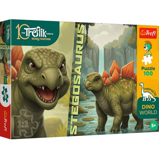 Puzzle Trefl Estegossauro XXL de 100 Peças