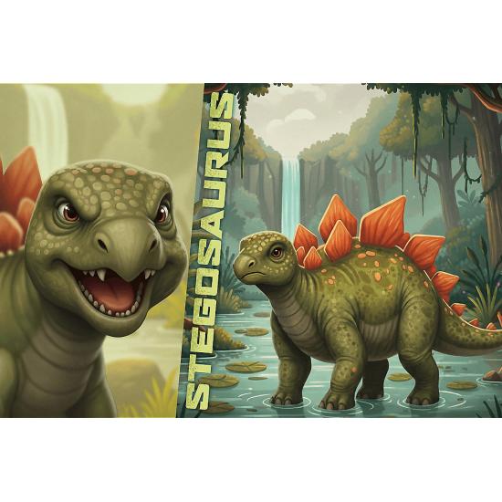 Puzzle Trefl Estegossauro XXL de 100 Peças