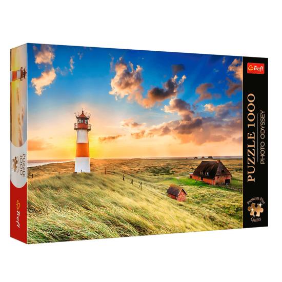 Puzzle Trefl Farol De List-Ost, Alemanha de 1000 Peças