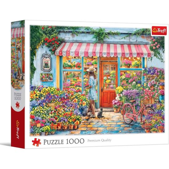 Puzzle Trefl Loja de Flores 1000 Peças