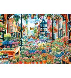 Puzzle Trefl Loja de Flores em Amesterdão de 2000 peças
