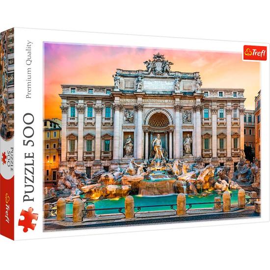 Puzzle Trefl Fontana di Trevi, Roma 500 peças Puzzle Trefl Fontana di Trevi, Roma 500 peças