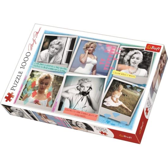 Puzzle Trefl Fotografias de Marilyn Monroe de1000 Peças