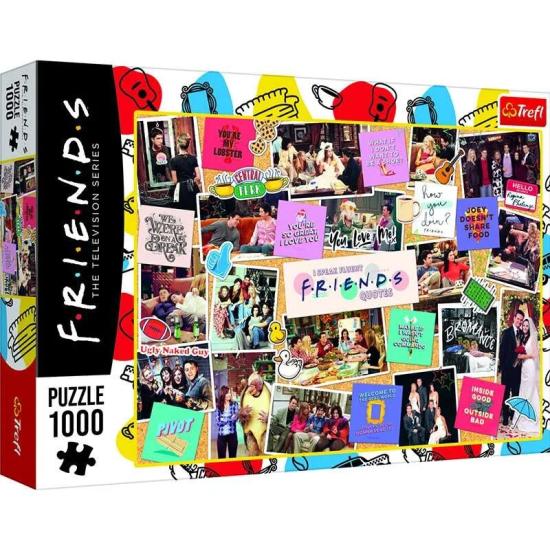 Puzzle Trefl Friends, Melhores momentos de 1000 Peças Puzzle Trefl Friends, Melhores momentos de 1000 Peças