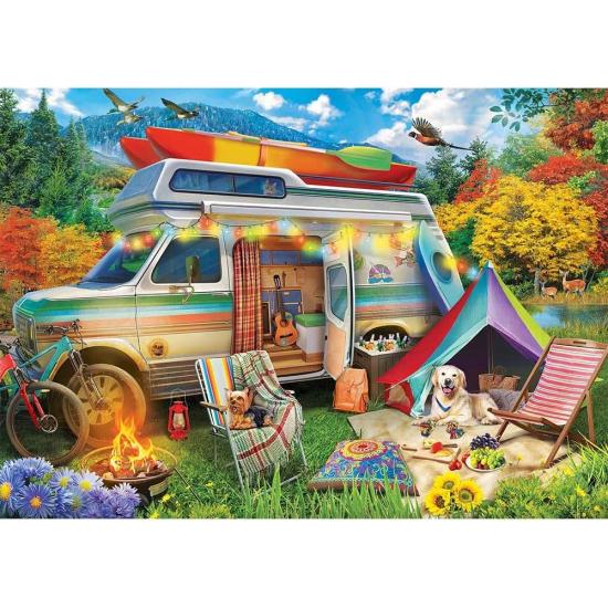 Puzzle Trefl Carrinha Camper de 500 Peças