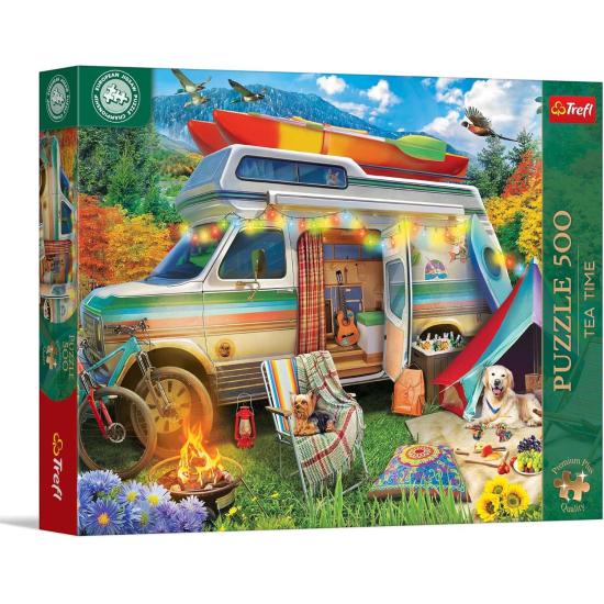 Puzzle Trefl Carrinha Camper de 500 Peças