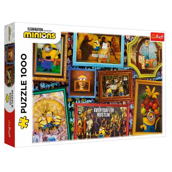 Puzzle Trefl Galeria de Minions de 1000 Peças Puzzle Trefl Galeria de Minions de 1000 Peças