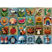 Puzzle Trefl Crochê - Quatro Estações 1000 Peças