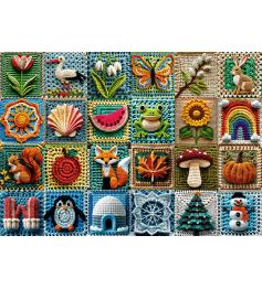 Puzzle Trefl Crochê - Quatro Estações 1000 Peças