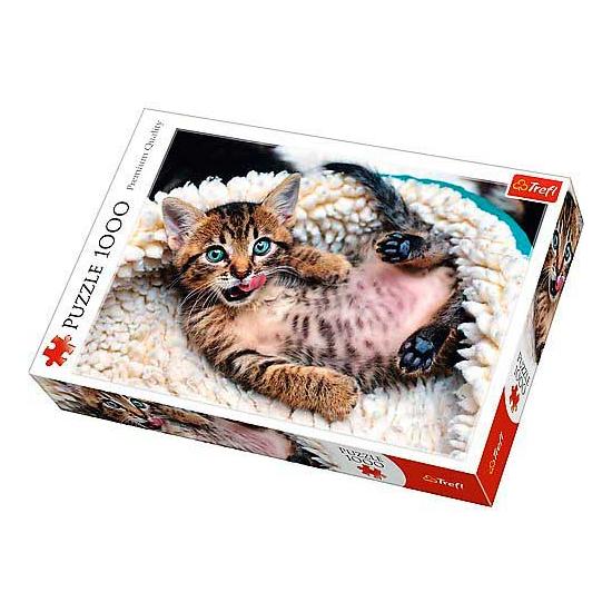 Puzzle Trefl Gatinho Alegre 1000 Peças Puzzle Trefl Gatinho Alegre 1000 Peças