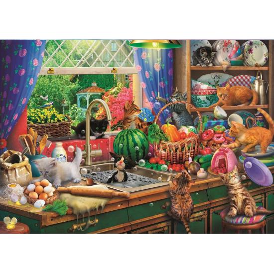Puzzle Trefl Gatinhos Encrenqueiros 1000 Peças