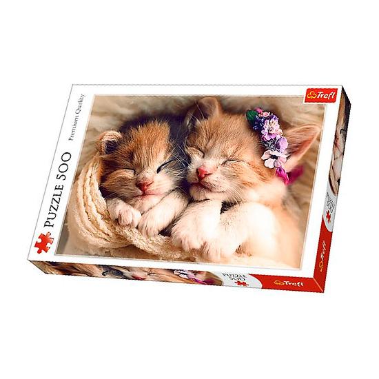 Puzzle Trefl Gatinhos Dormindo 500 Peças