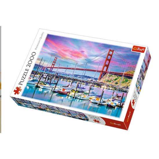 Trefl Puzzle Golden Gate, São Francisco 2000 peças