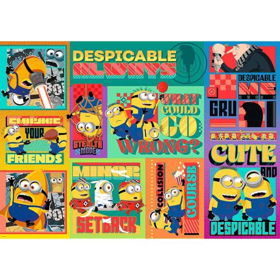 Puzzle Trefl Gru e Minions 4 de 1000 Peças