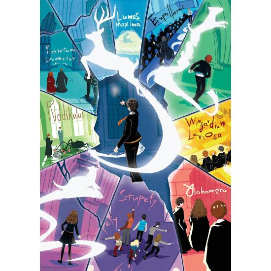 Puzzle Trefl Harry Potter Feitiços E Patronus de 1000 Peças