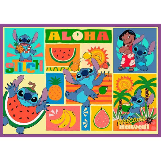 Puzzle Trefl Stitch Incrível XXL de 4x250 Peças