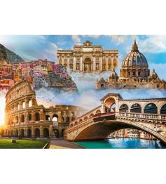 Puzzle Trefl Lugares Favoritos de Itália de 1500 Peças