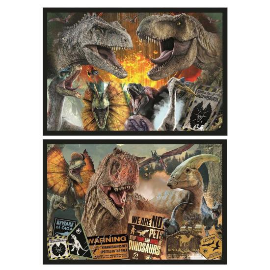 Puzzle Trefl Jurassic World Prehistoric XXL de 2 x 200 Peças