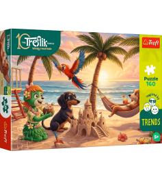Puzzle Trefl Assuntos De Dachshund de 160 Pçs