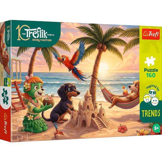 Puzzle Trefl Assuntos De Dachshund de 160 Pçs